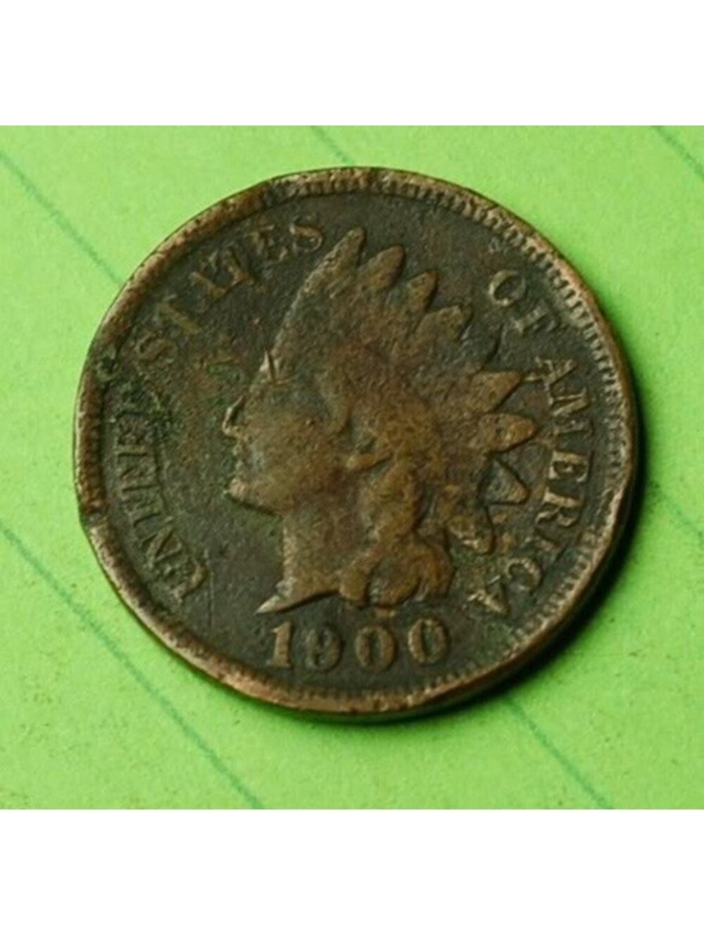 X172 1900 Indian Head Cent Penny 1c - Check Out Our eBay Store - old coin money